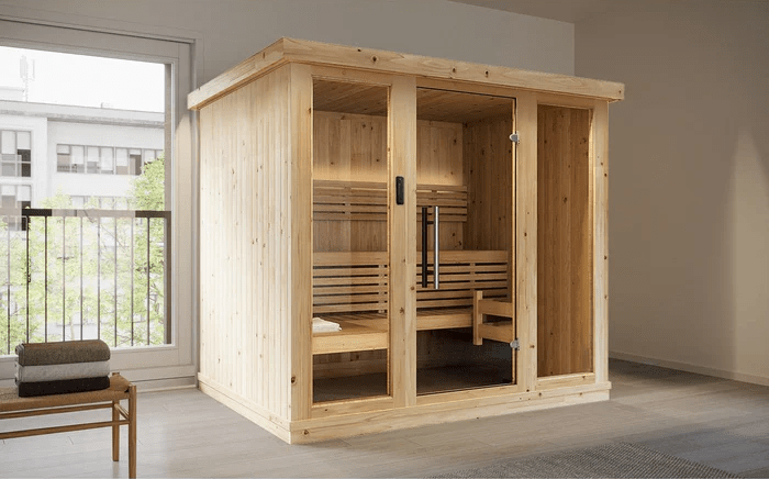 outdoor traditional saunas